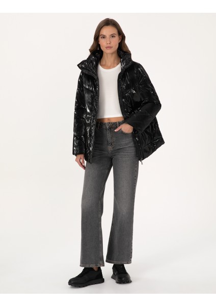 Kadın Siyah Comfort Fit Mont 50308990-VR046 indirimleri