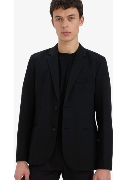 Slim Fit Dar Kesim Yarım Astar Blazer Ceket E3447AX25SM