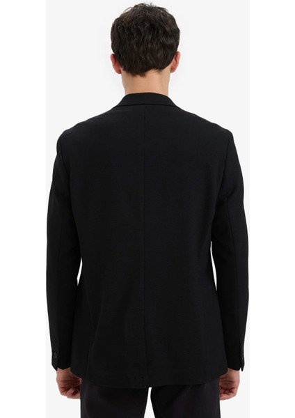 Slim Fit Dar Kesim Yarım Astar Blazer Ceket E3447AX25SM