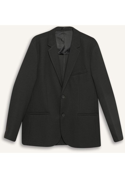Slim Fit Dar Kesim Yarım Astar Blazer Ceket E3447AX25SM