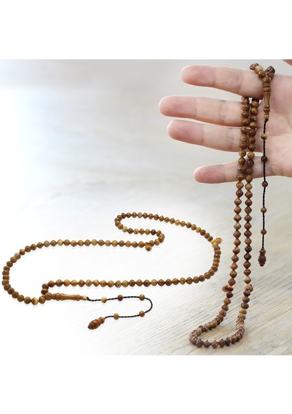 Sistemli Istanbul Kesim Açık Kahverengi 99 Taneli Kuka Namaz Tesbihi modelleri