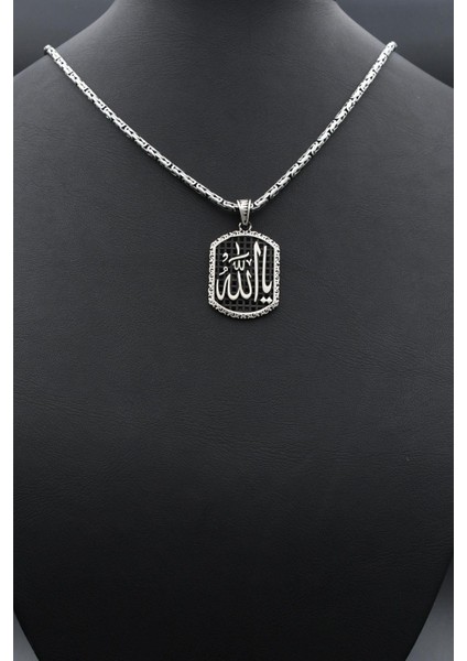 Ya Allah Yazılı 925 Ayar Gümüş Kolye Kral Zincir 2mm 902429 indirimleri