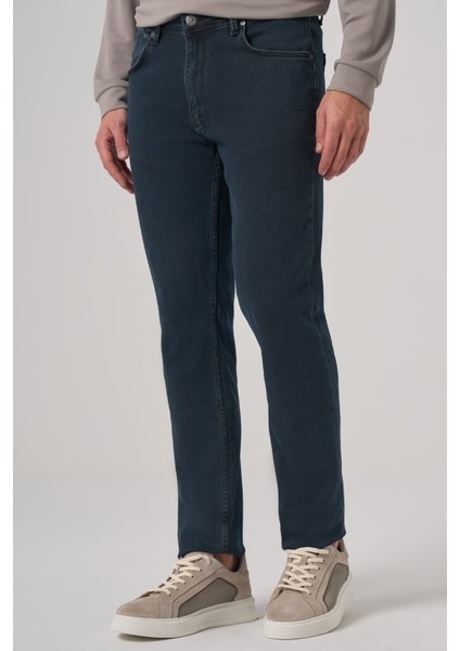 Erkek Haki Denim 5 Cep Slim Fit Jean Kot Pantolon fiyatları