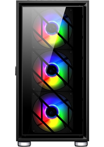 Ontech - 1st Player Ar7-G Siyah 750W 80+ Sılver Atx 3.1 Argb 4X12CM Fan Temperli Cam USB 3.0 Atx Kasa fiyatları