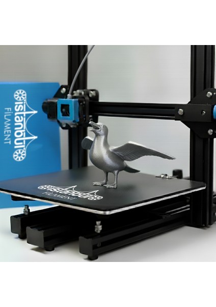 3D Baskı Pla Silk+ Gümüş Parlak Filament 1 kg Ø 1,75MM ± 0,05 mm fırsatları