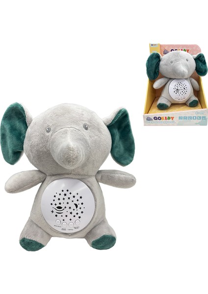 Sesli ve Işıklı Peluş Uyku Arkadaşı Fil