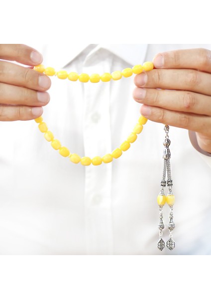 Arnavut Zincir Kararmaz Metal Püsküllü Kapsül Kesim Sarı Beyaz Beyrut Kehribar Tesbih fırsatları