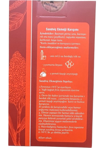 Sandviç Ekmeği Karışımı modelleri