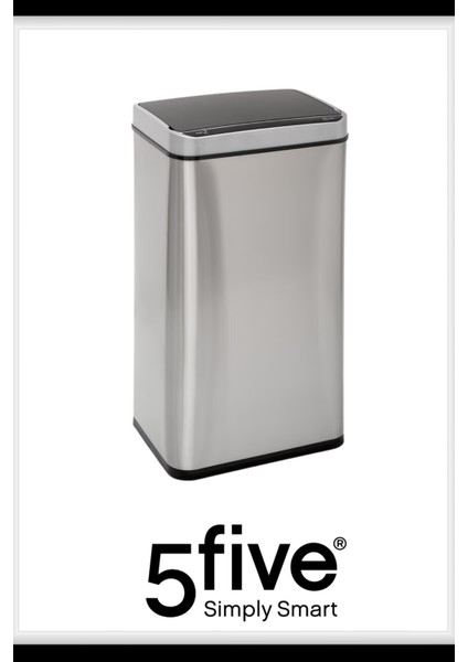 Çöp Kovaları Simply Smart Sensörlü 40 Lt Inox