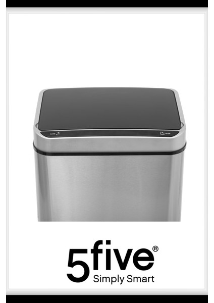 Çöp Kovaları Simply Smart Sensörlü 40 Lt Inox modelleri