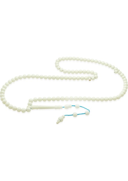 Sistemli Küre Kesim 99 Taneli Deve Kemiği Namaz Tesbihi