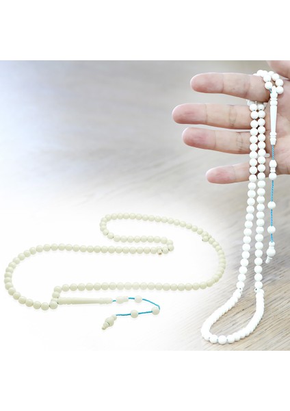 Sistemli Küre Kesim 99 Taneli Deve Kemiği Namaz Tesbihi fiyatları