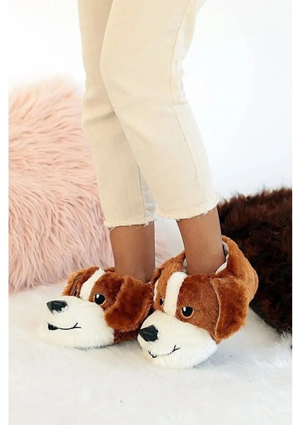 Çiçek 160-26 Termal Köpek Figürlü Panduf 36-40