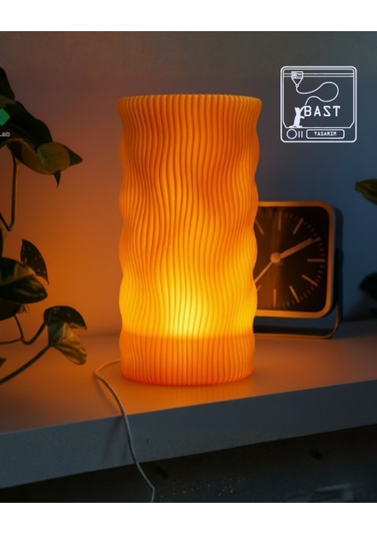 Bast Tasarım Yeni Nesil 3D Baskı Modern Masa Lambası Abajur fiyatları