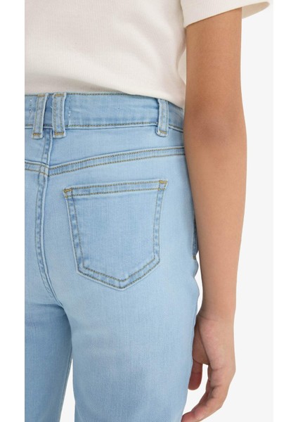 Kız Çocuk Flare Fit İspanyol Paça Jean Pantolon