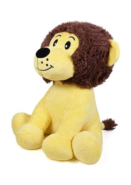 Özgüner Oyuncak Sevimli Peluş Aslan, Sarı ve Kahverengi, Yumuşak Oyuncak, Çocuklar Için Peluş Hayvan (Büyük Aslan)