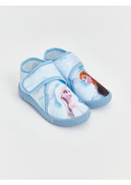 Yeni Sezon Frozen Baskılı Kız Çocuk Panduf