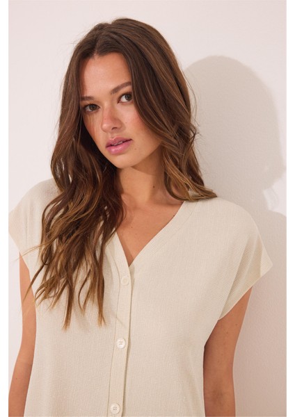 Bej Simli Pijama Takımı fiyatları