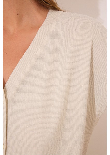 Bej Simli Pijama Takımı fırsatları