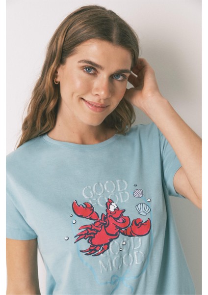 Çizgi Desenli Pamuklu Pijamam Takımı fırsatları