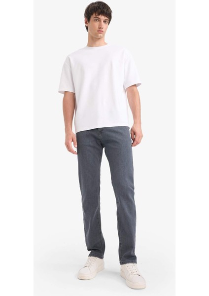 Sergio Regular Fit Normal Kalıp Normal Bel Boru Paça Jean Pantolon E7266AX25SM