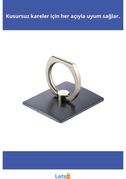 Universal Cep Telefonu Selfie Yüzüğü 360 Derece Dönme Özellikli fiyatları