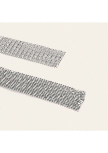 Flar Taşlı Zincir Taşlı Metalik Şık Uzun Choker Yaka Aksesuar – Parti & Gece Kombin Tamamlayıcı fiyatları