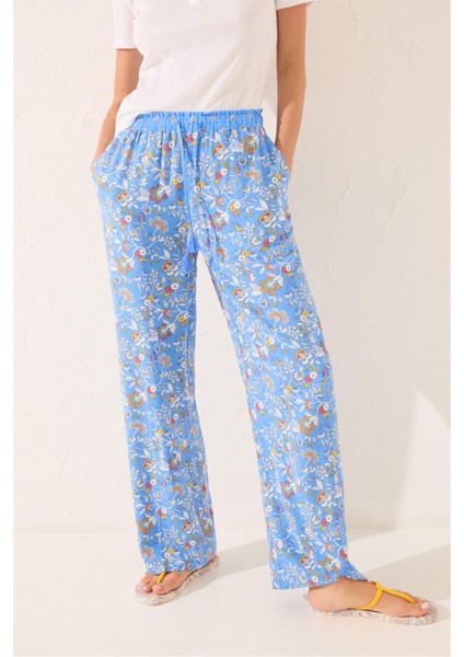 Kadın Çok Renkli Desenli Pijama Altı fiyatları