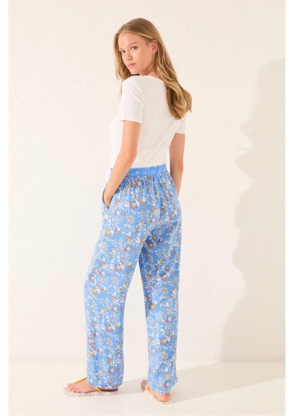 Kadın Çok Renkli Desenli Pijama Altı indirimleri