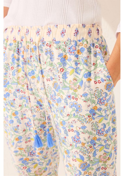 Kadın Çok Renkli Desenli Pijama Altı modelleri