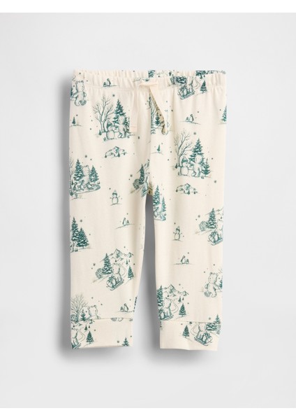 Bebek Krem First Favorites Organik Pamuk Pull-On Pantolon