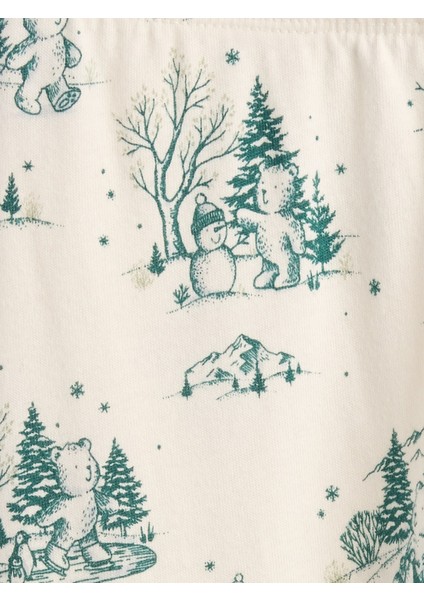 Bebek Krem First Favorites Organik Pamuk Pull-On Pantolon fiyatları