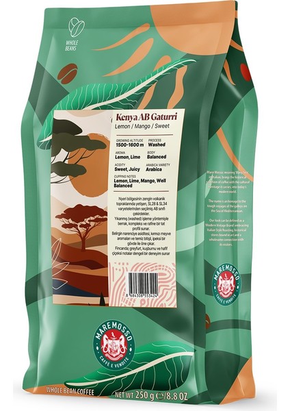 Kenya Ab Gaturri Yöresel Filtre Kahve 250 Gr.