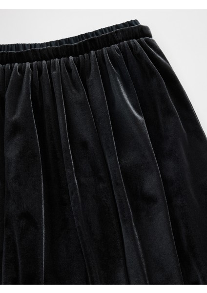 Kız Çocuk Siyah Kadife Balon Etek fiyatları