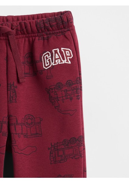 Erkek Bebek Kırmızı Relaxed Gap Logo Pull-On Jogger Eşofman Altı fiyatları