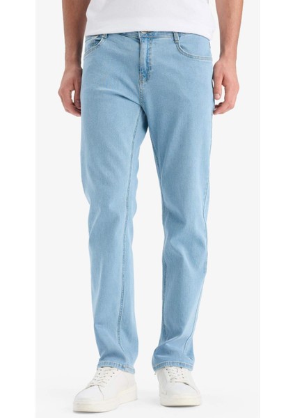 Sergio Regular Fit Normal Kalıp Normal Bel Boru Paça Jean Pantolon E7268AX25SM