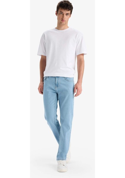 Sergio Regular Fit Normal Kalıp Normal Bel Boru Paça Jean Pantolon E7268AX25SM