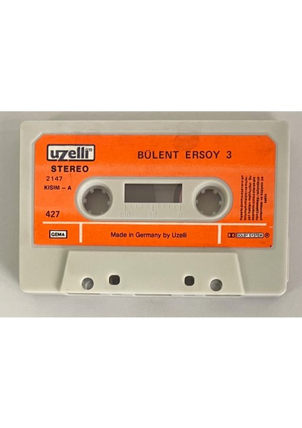 Bülent Ersoy 3 Uzelli 427 Alman Baskı Kaset (Kartonet Yoktur Sadece Kasettir Orijinal Dönem Baskı Kaset) fiyatları