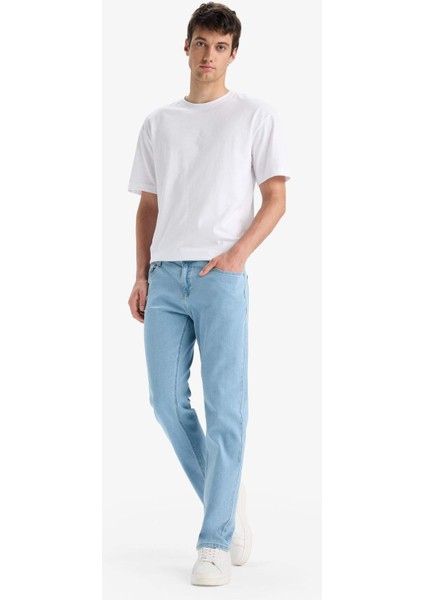 Sergio Regular Fit Normal Kalıp Normal Bel Boru Paça Jean Pantolon E7268AX25SM