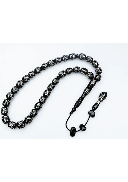 Oltu Taşı Örgü Model Işlemeli Tespih indirimleri