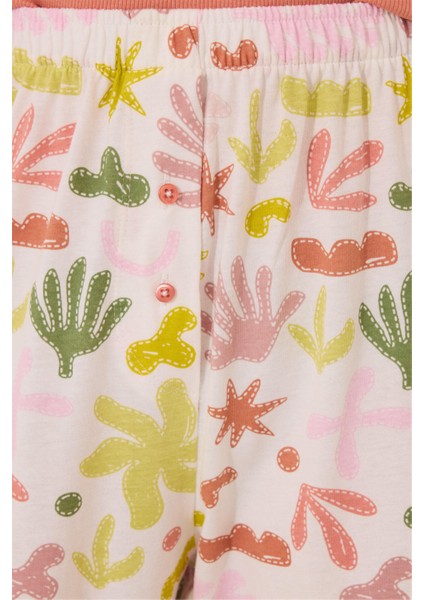 Turuncu Kısa Kollu Pijama Takımı fırsatları