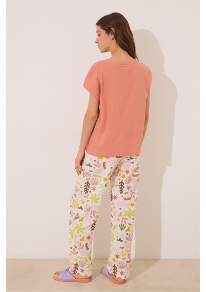 Turuncu Kısa Kollu Pijama Takımı indirimleri