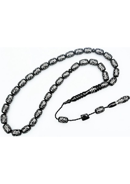 Oltu Taşı Koç Başı Model Tespih indirimleri