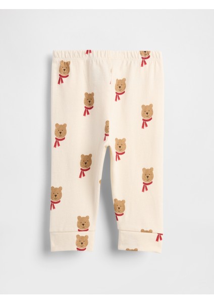 Bebek Beyaz First Favorites Organik Pamuk Pull-On Pantolon fiyatları