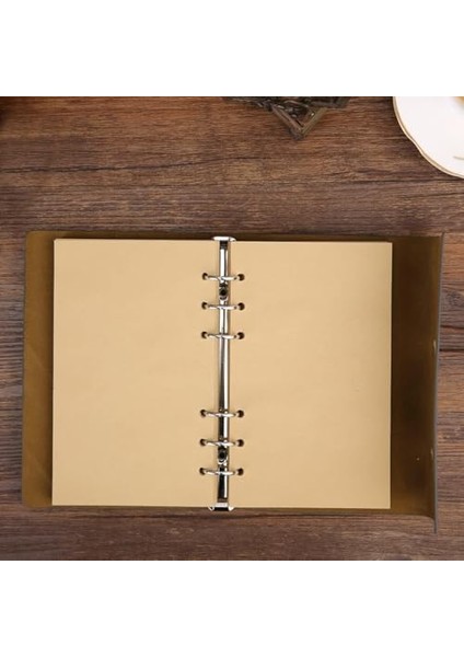 Yaprak Baskılı Deri Kapaklı Günlük Not Defteri Özel Tasarım Hediyelik Kahverengi modelleri