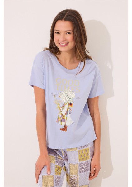 Kısa Kollu Kapri Pijama Takımı fiyatları