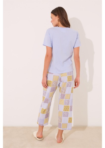 Kısa Kollu Kapri Pijama Takımı fırsatları