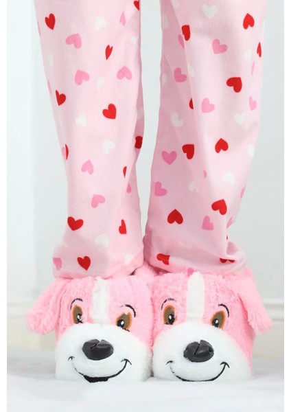 Çiçek 160-26 Termal Köpek Figürlü Panduf 36-40