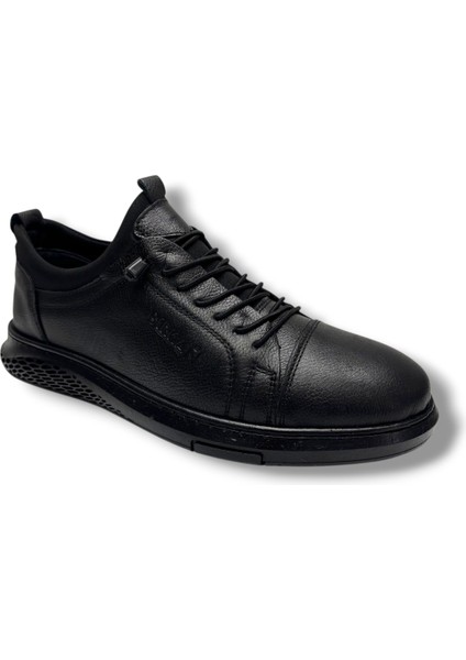 2008-26 Hakiki Deri Lastik Bağcıklı Anatomik Erkek Ayakkabı