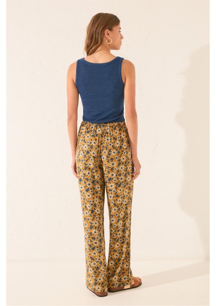 Kadın Çiçek Desenli Pijama Altı fırsatları